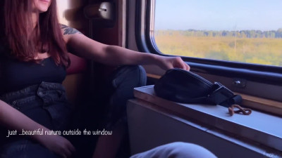 Leokleo - Blowjob And Sex On The Train From A Girl In The Carriage With Conversations
