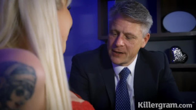 Busty Blonde Fucks Her Sugar Daddy