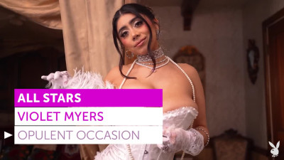 Violet Myers in Opulent Occasion