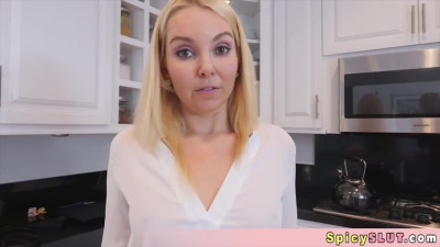 Busty stepmom gives a special treatment