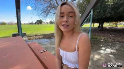 Khloe  Kingsley - Gets Her Hairy Teen Pussy Covered In Cum