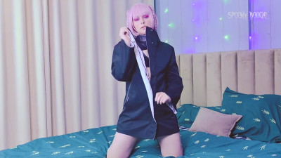 Spooky Boogie - Vampire Nazuna Nanakusa gets a big dick in her pussy and ass before a