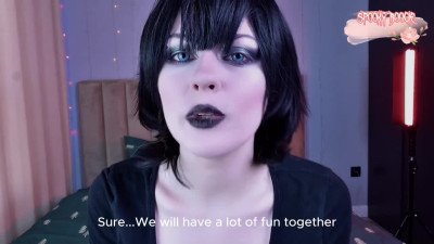 Spooky Boogie - Naughty vampire girl Mavis Dracula turned into a cum eater after tast