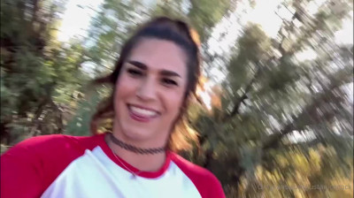 Trans Kalli Grace Fucked By Jason In the Wilderness